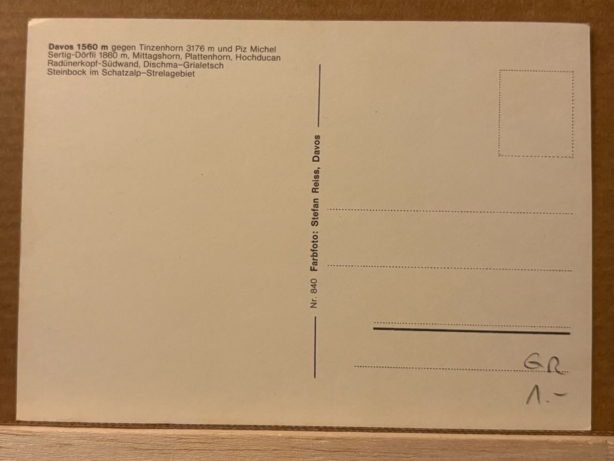 Cartoline postali: AK von Davos – Usato da Rümlang venduto da Kartenpost1 1