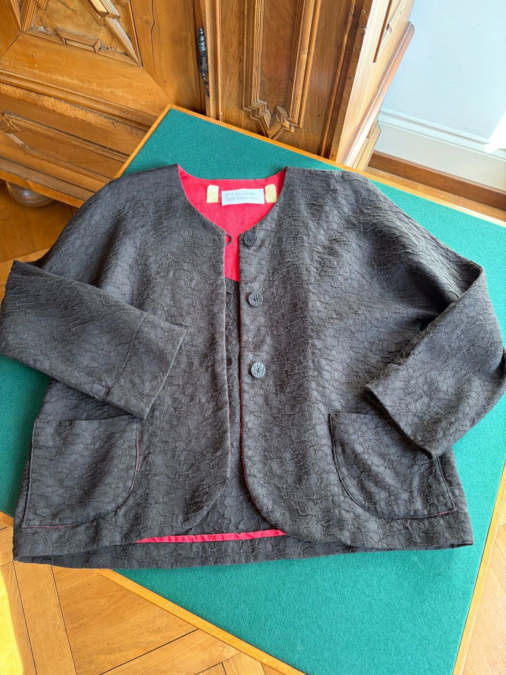 Giacche: 100% Seide VINTAGE  Jacke  Größe: L / 40 DE – Usato da Interlaken venduto da Bona55 9