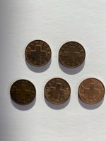 2 Rappen 1963, 1966, 1968, 1969, 1970