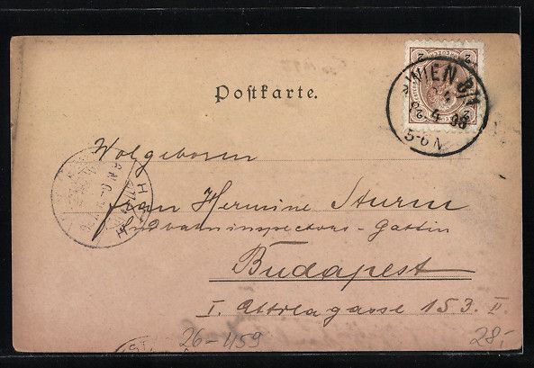 Cartoline postali: Philipp + Kramer Nr. IX /9: Drei Affen m – Usato da Berlin venduto da bartko-reher 1