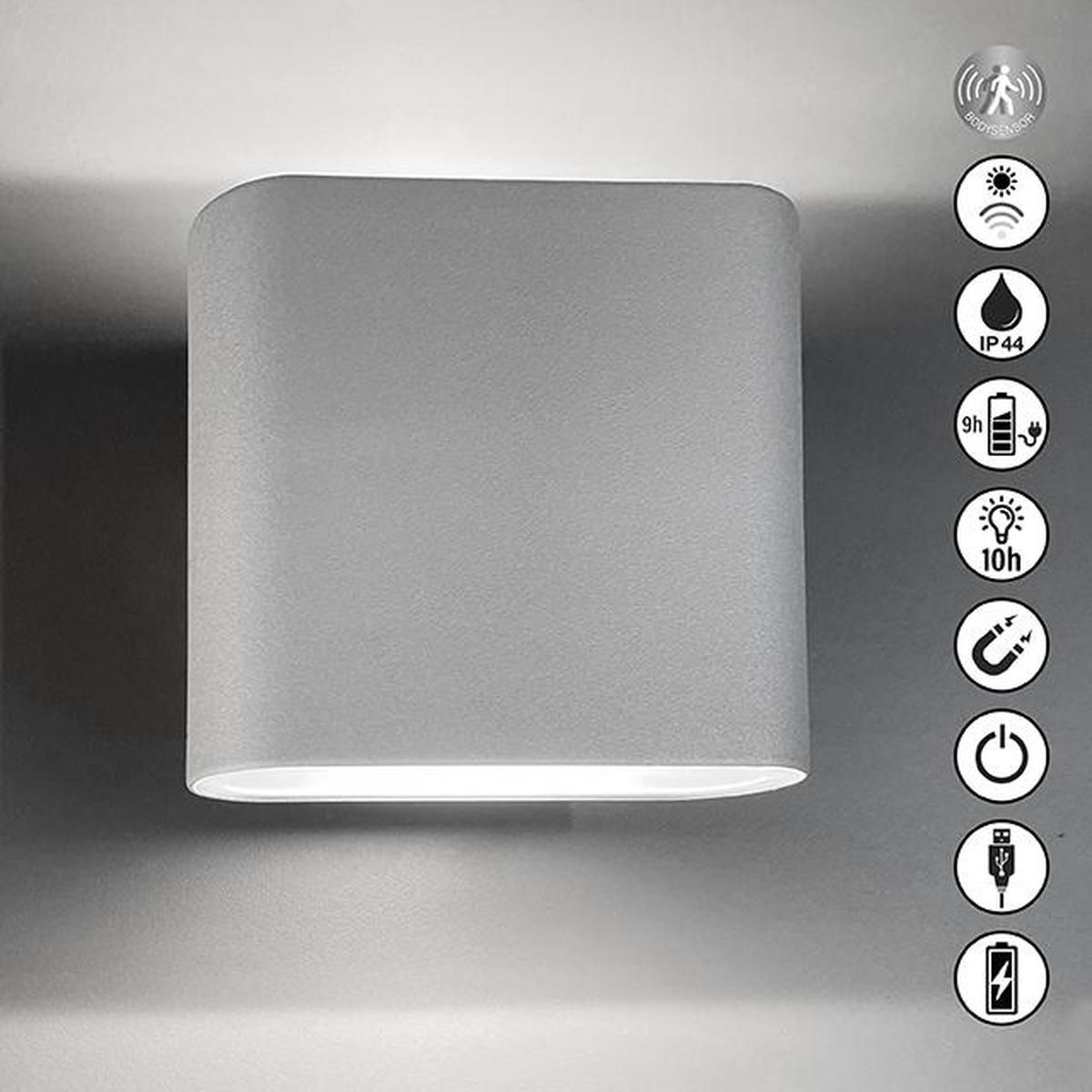 Lampen: LED Aussen Wandleuchte, Akku, 10 cm Höhe – Neu (gemäss Beschreibung) aus Kreuzlingen von Smart-Light