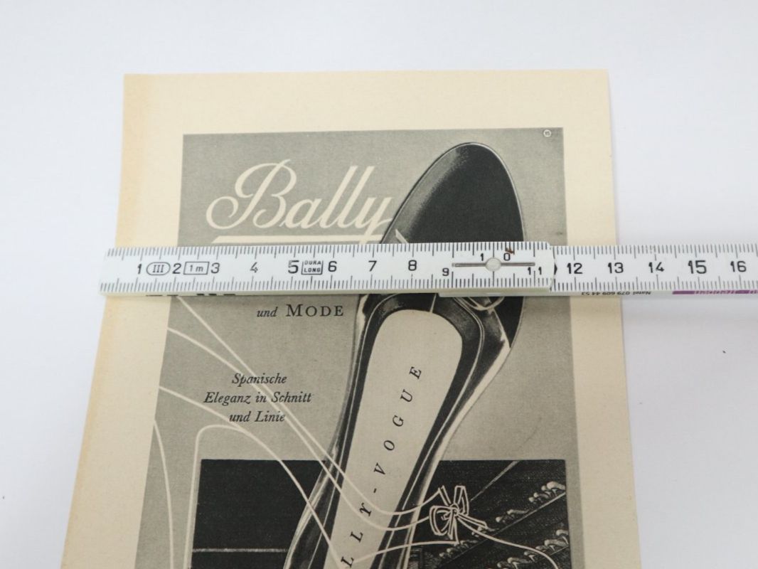 Foto & Immagini: 1950 Orig. Werbung Bally Schuhe – Usato da Eschenbach SG venduto da Astalavista 1