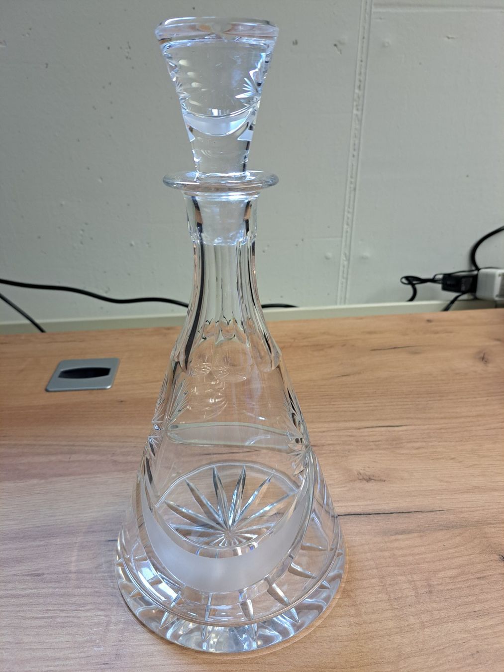 Carafes: Vintage Kristallglas-Karaffe als Likör- oder Wein-Dekanter – D'occasion à Hauptwil par maexchen71 2