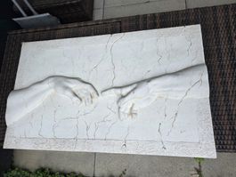 Hands of God Relief Wandbild, Kunst, Skulptur, Top!