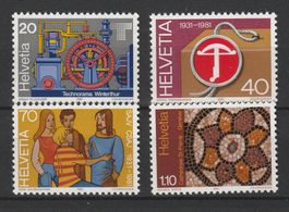 SUISSE 1981 Timbres de propagande II **