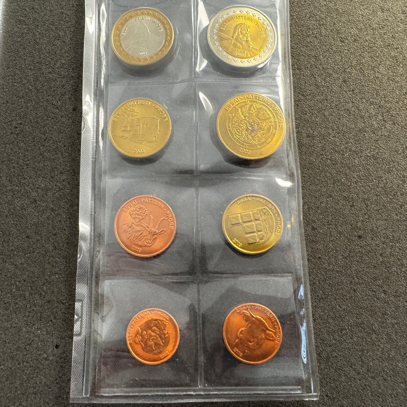 Tutti le monete: Euro Proben Satz Schweiz 2003 – Usato da Reitnau venduto da tb-muenzen 3