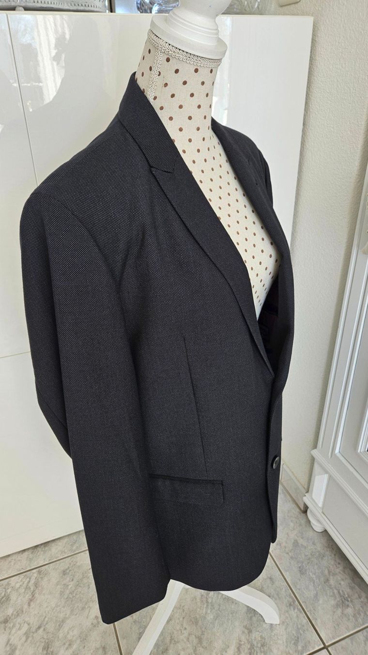 C&A Giacche: Herren Sakko 54 C&A Anthrazit Blazer Polyester/Viskose – Usato da Gossau ZH venduto da Goes05 4