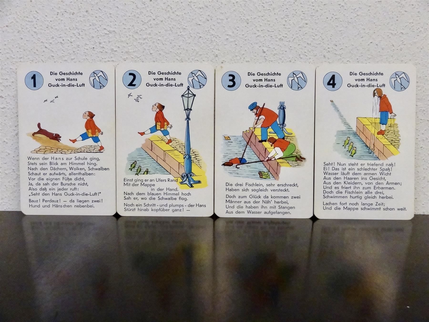 Giochi: schönes altes Quartett STRUWWELPETER – Usato da Kerzers venduto da wisaundso 3