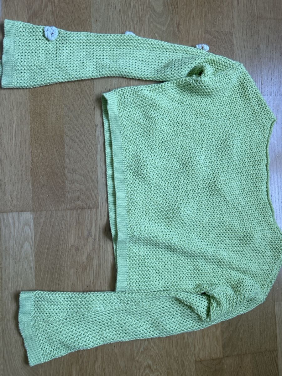 Pullover & Sweatshirts: Frühlingshafter Strickpullover mit Blumen, Grösse XXS – Neu (gemäss Beschreibung) aus Zürich von sera_33 2