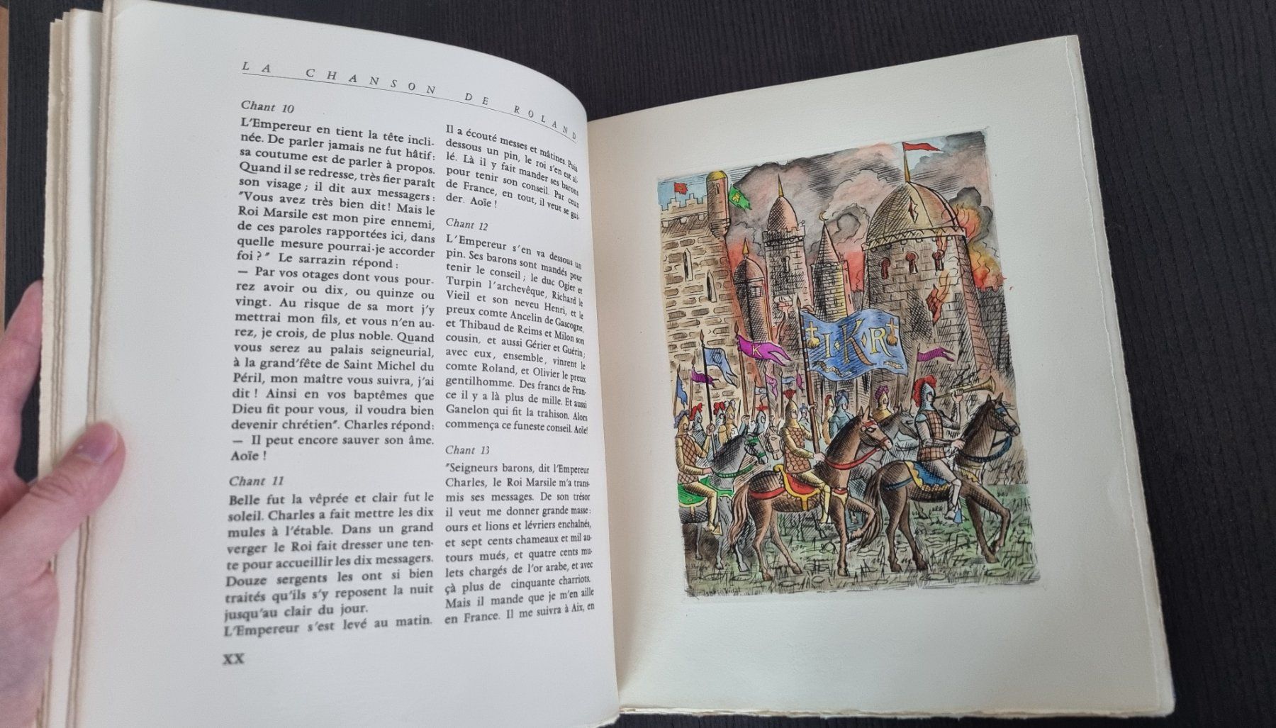 Bücher: La Chanson de Roland - Edition de Luxe numérotée – Gebraucht aus St-Aubin-Sauges von naxal 4