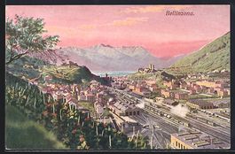 Bellinzona, Bahnhof der St. Gotthardbahn