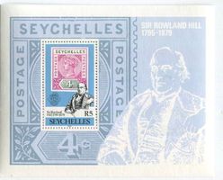 Block "Rowland Hill". Seychellen.