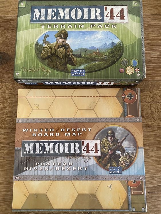 Memoir '44 Terrain Pack und Winter/Desert Board Map (neu!) (Neu und ...