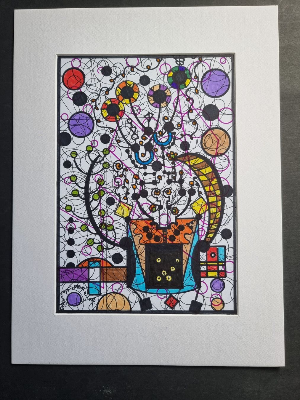 Dipinti: EDGAR BALTENSPERGER ORIGINAL ACRYL MISCHTECHNIK SIGNIERT – Usato da Gersau venduto da kunst-online 1