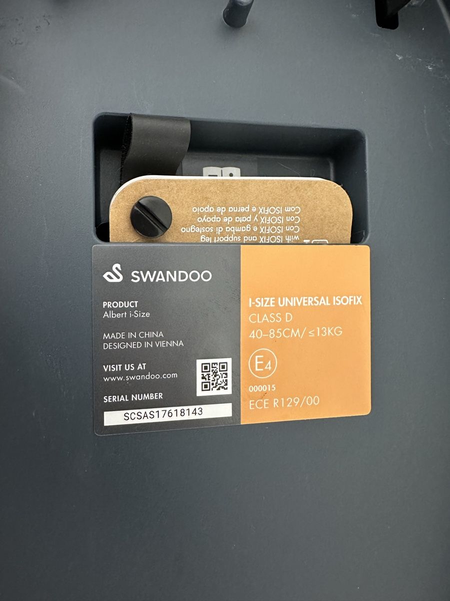 Seggiolini per auto: SWANDOO Albert Maxicosi mut Station i-Size – Usato da Erlinsbach SO venduto da Cardwerk 3