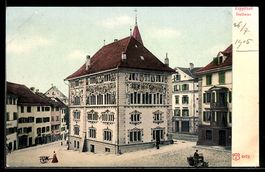 AK Rapperswil, Ansicht vom Rathaus