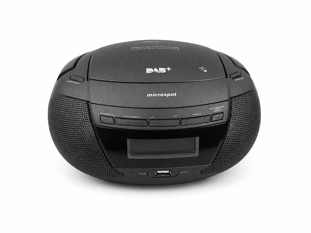 Lettore multimediale portatile: Microspot CD-Player / tragbarer CD-Radio – Usato da Oetwil am See venduto da bal_b9hq 2