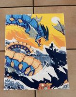 Poster Pokémon Gyarados e Allenatore