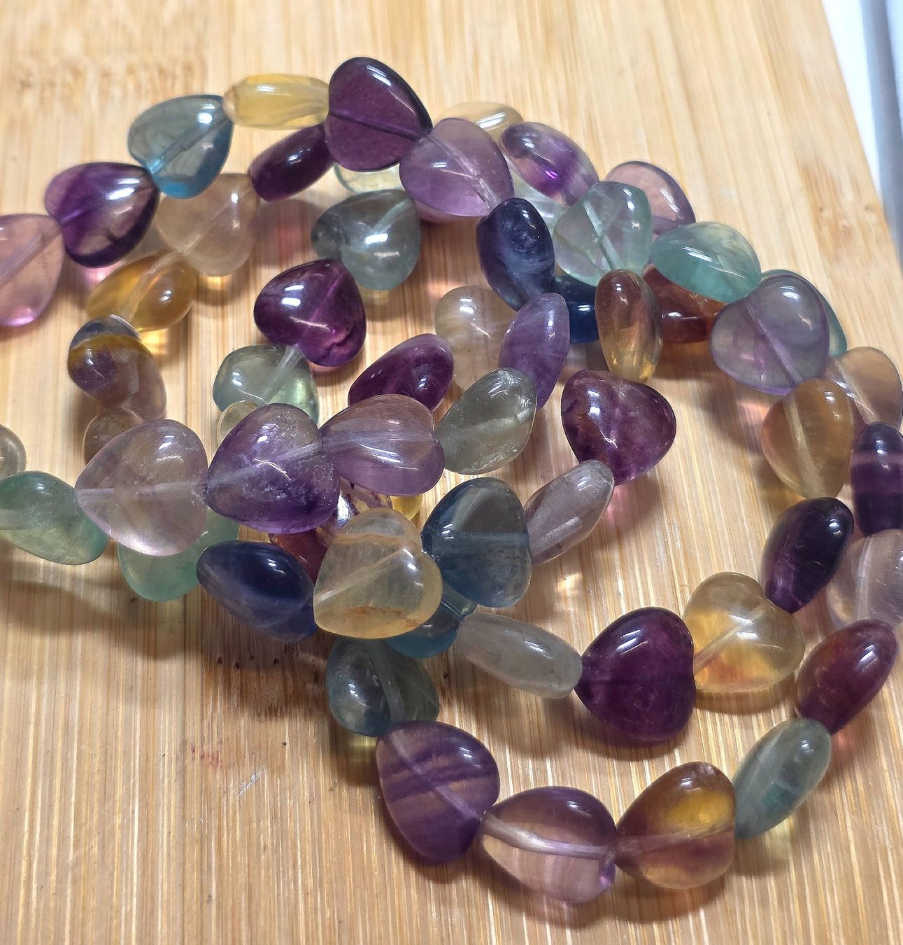 Minerali & Pietre curative: Fluorit Herzarmband – Nuovo e nell'imballaggio originale da Matzingen venduto da Shay_Crystalz