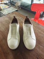 Santoni weisse Sneaker wie neu EU 46 UK 10 US 11 Slip on
