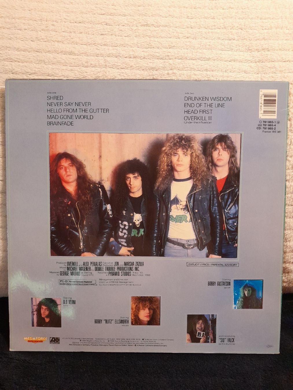 Schallplatten: Vinyl Platte Overkill Under The Influence EU1988 – Neu (gemäss Beschreibung) aus oekingen von beauty1964 1