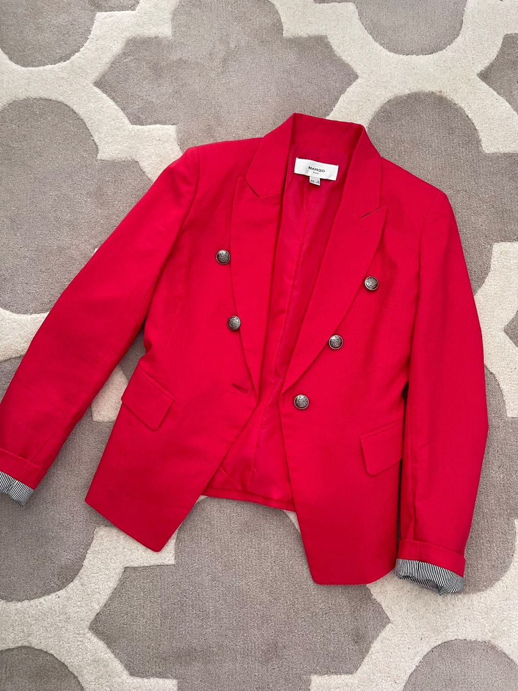 Giacche: Elegant jacket / blazer with 63% Baumwolle und 37% Leinen – Usato da Winkel venduto da KaschmirArt 3