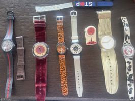 Swatch Uhren Konvolut gebraucht viele Modelle