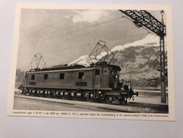 Lokomotive type 1 C0 - C0 1 de 4500 Ligne Lötschberg