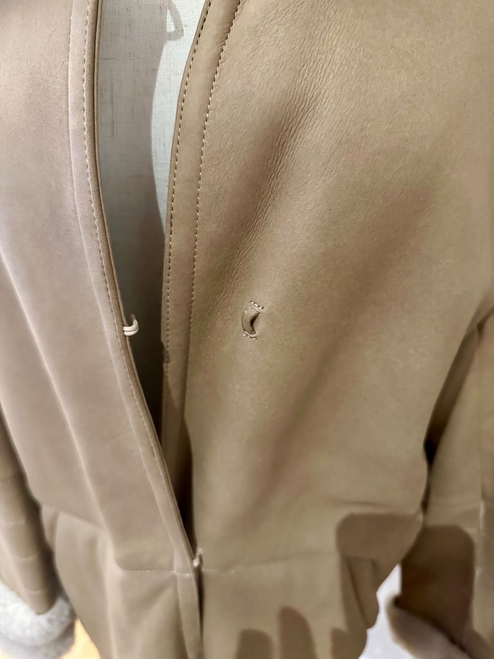 Mäntel: Beige leather coat size 38 – Neu (gemäss Beschreibung) aus Neuchâtel von agn_jc66 3