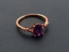 Vergoldet Ring, Grösse 8 (57)