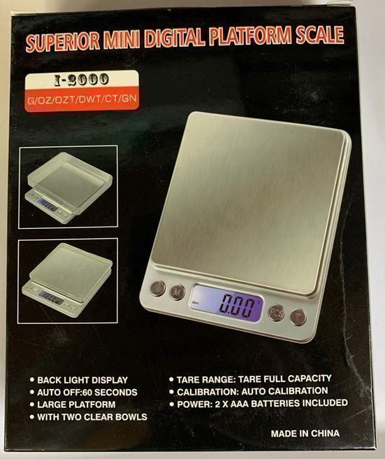 CIYODO 2 Stück Mini Waagenständer - Edelstahl Wiegeschalen 7.5x6.5cm