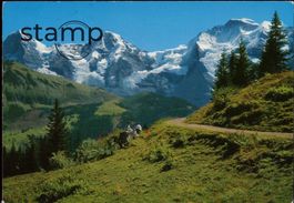 1970 AK Wengen _ Eiger_ Mönch _ Jungfrau