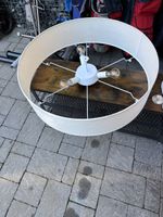 Weisse Stofflampe, Durchmesser 60cm, Top Zustand!