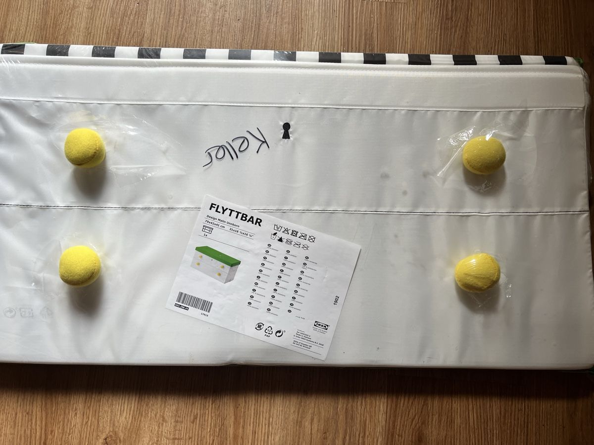 Ikea Cassapanche: Stoffbox Flyttbar für Kinderzimmer – Nuovo e nell'imballaggio originale da Matten(St.Stephan) venduto da sch_5csq 2