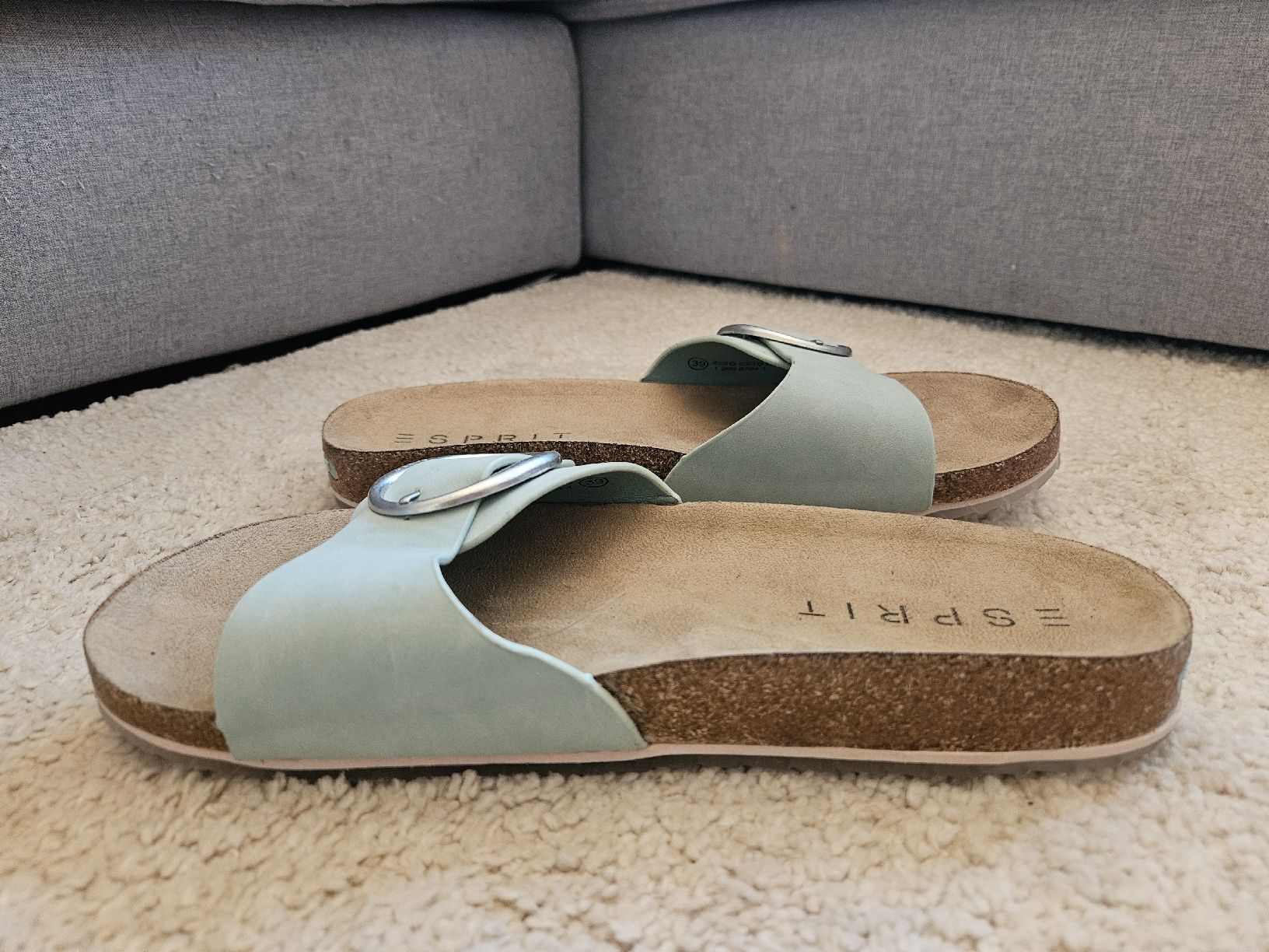 Esprit Scarpe da donna: Esprite Pantolette, salbeigrün, neu – Nuovo e nell'imballaggio originale da Ruswil venduto da agn_pcz9 2