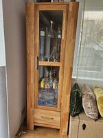 Vitrinenschrank  (Jysk) Eiche natur