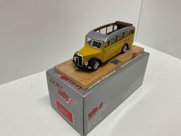 Retro vitese 220, Saurer Typ C, Post Bus, Bespielt