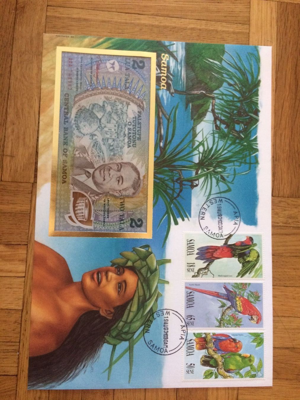 Billets de banque: Banknotenbrief Samoa – Neuf avec emballage d'origine à Muralto par Alex1912