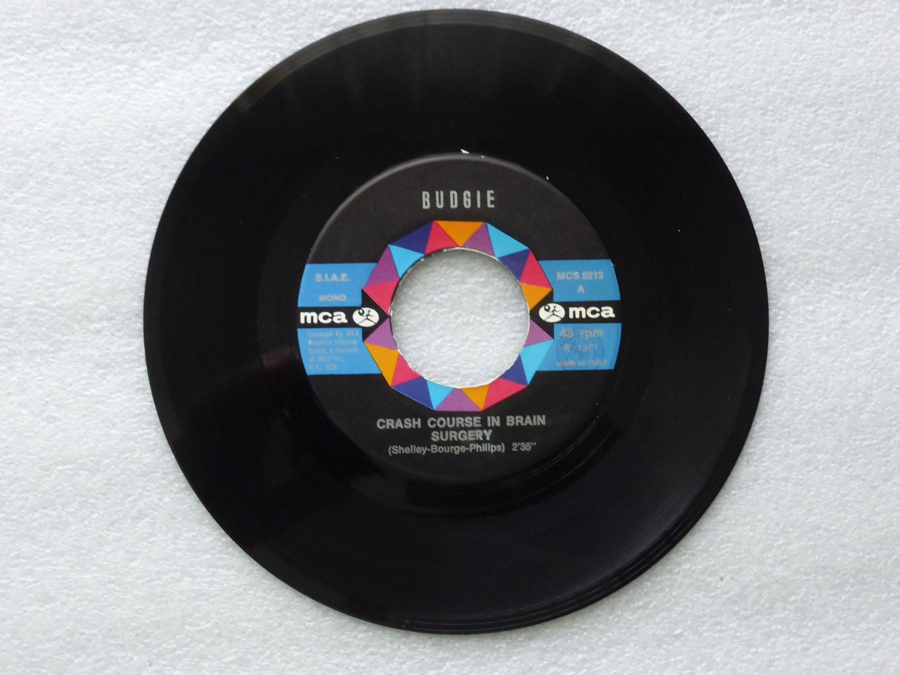 Vinyles: Vinyl Single   BUDGIE – D'occasion à Küssnacht am Rigi par Mondkinder 1