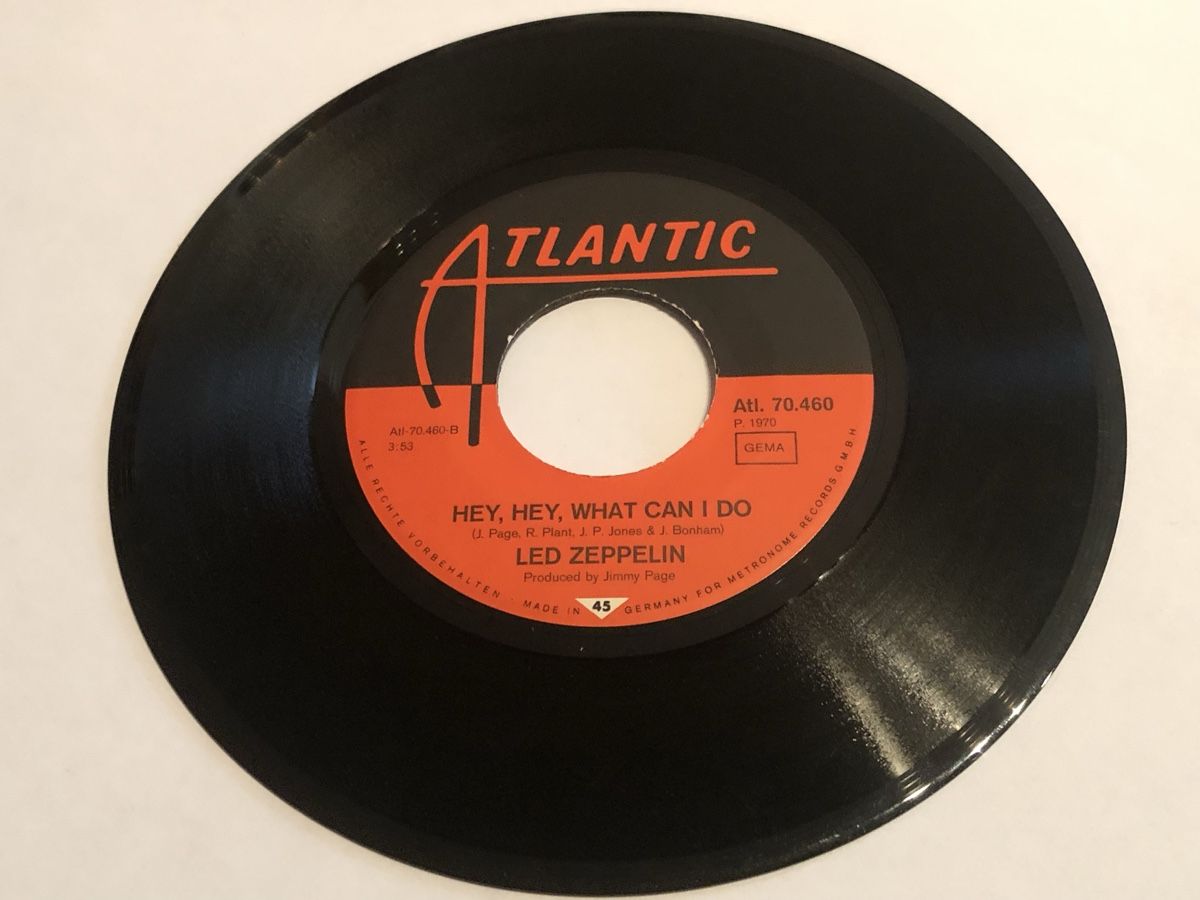 Dischi in vinile: Led Zeppelin. 1970. 7“ Single. Immigrant Song – Usato da Faulensee venduto da Mizuno06 3
