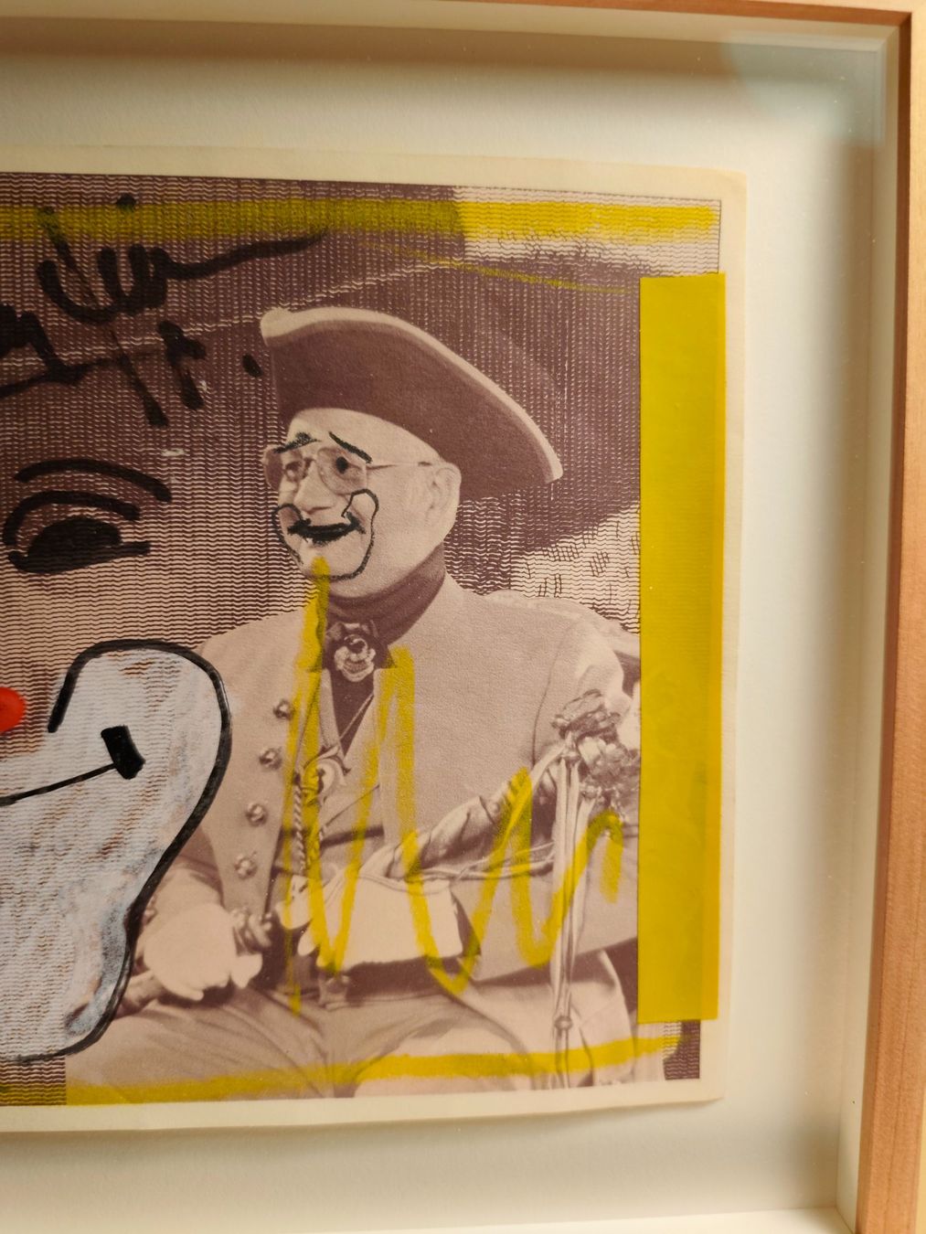 Dipinti: Rolf Knie – Original Mischtechnik / Collage "1000er Note" – Usato da Laufen venduto da Buh-Ding 3