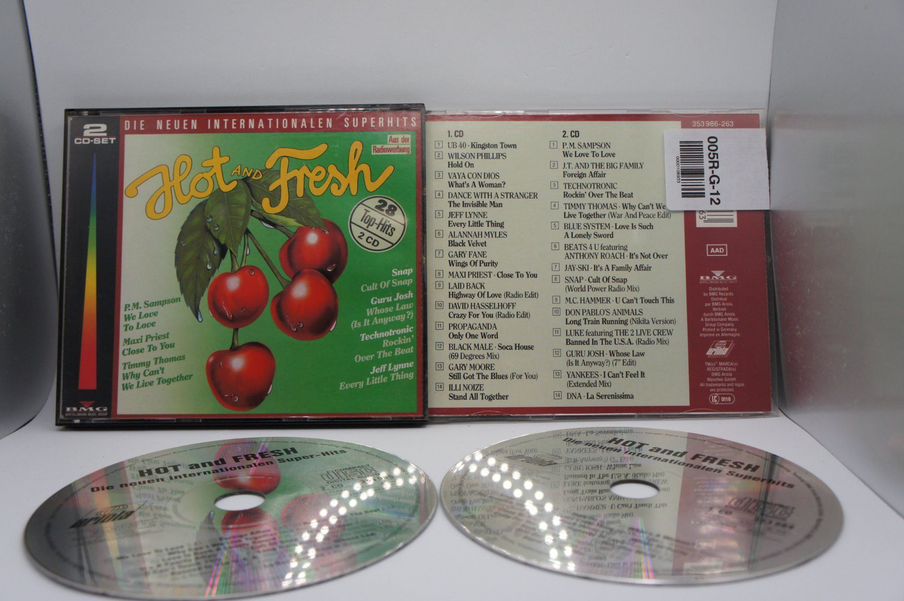 CDs: 2 CD Hot And Fresh #4 / 1990 / Snap Technotronic Gary Moore – Gebraucht aus Ernetschwil von luisvonerni