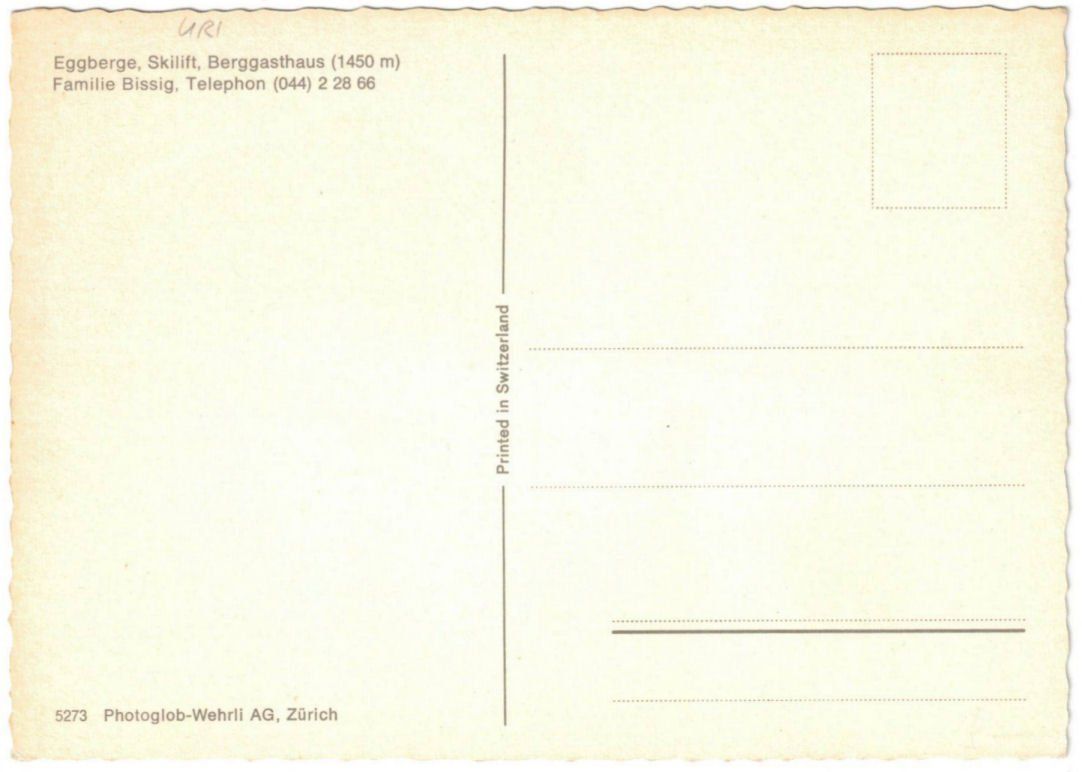 Cartoline postali: Altdorf - Skilift Eggberge – Usato da Binningen venduto da Mountainrider 1