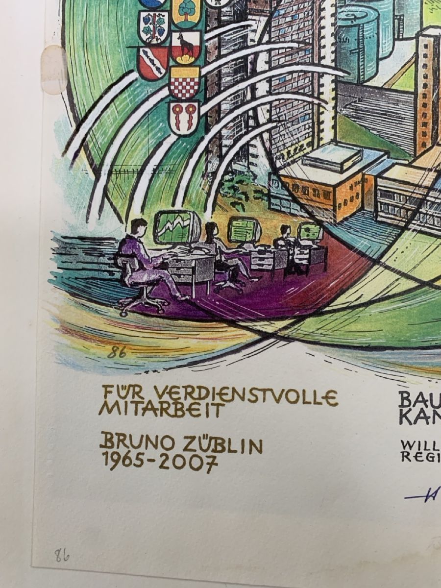 Grafica & Litografie: RIRO RIETMANN HEINER WILLI OTTO geb. 1941 – Usato da Wolfhalden venduto da SecondAntique 2