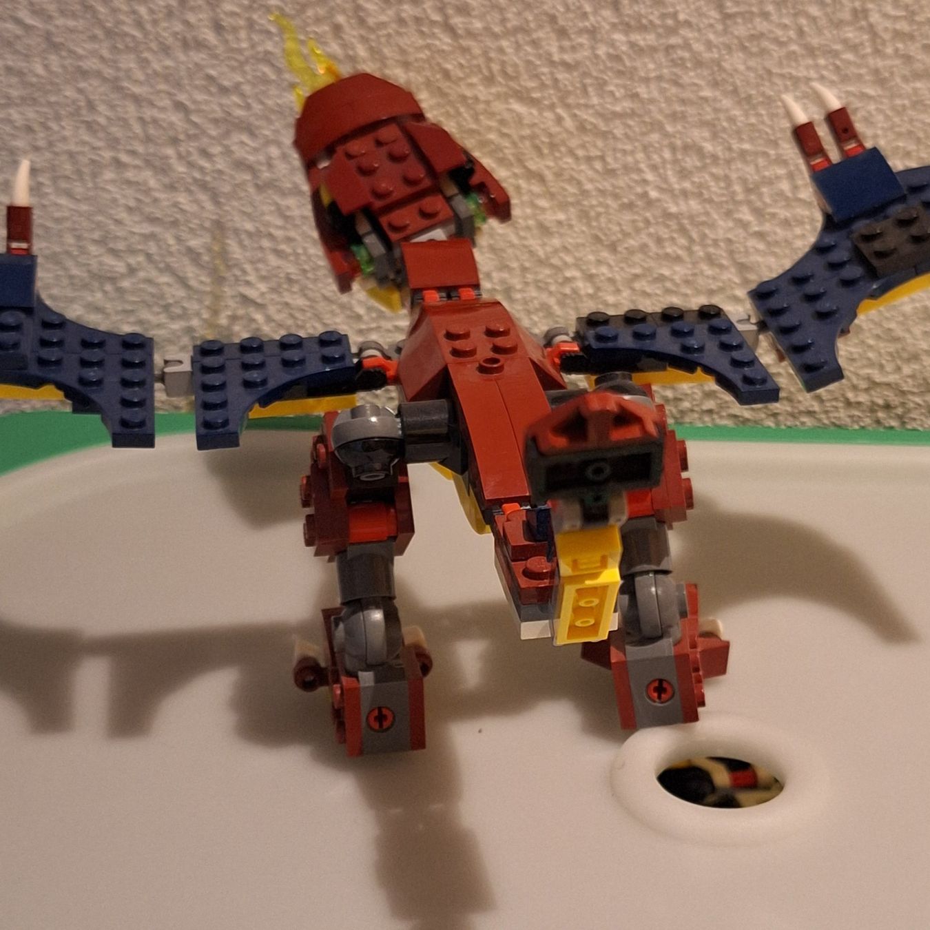 Lego Giocattoli: Lego Drache, rot/blau, gut erhalten – Usato da Hettenschwil venduto da Schneuggi2 6