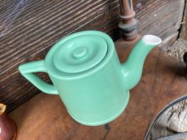 Petite théière vintage Teekanne verte grüne