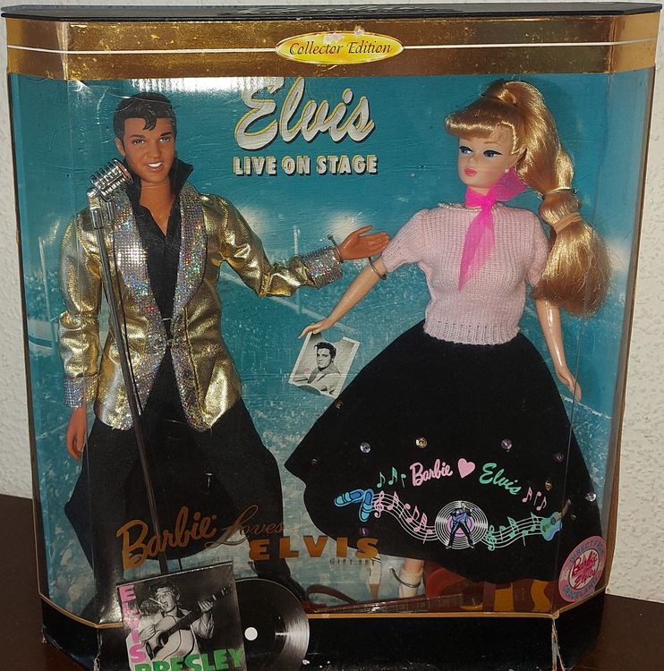 Barbie Loves ElvisBarbie Live on Stage,1996,boîte endommagé Kaufen