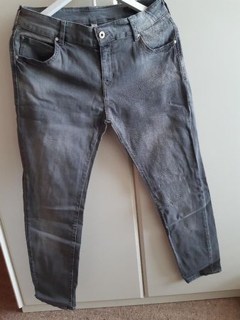 MANGO JEANS - jeans gris T36