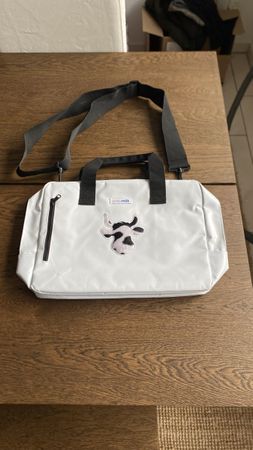 Tasche Swissmilk Kuhprint weiss Umhängetasche guter Zustand