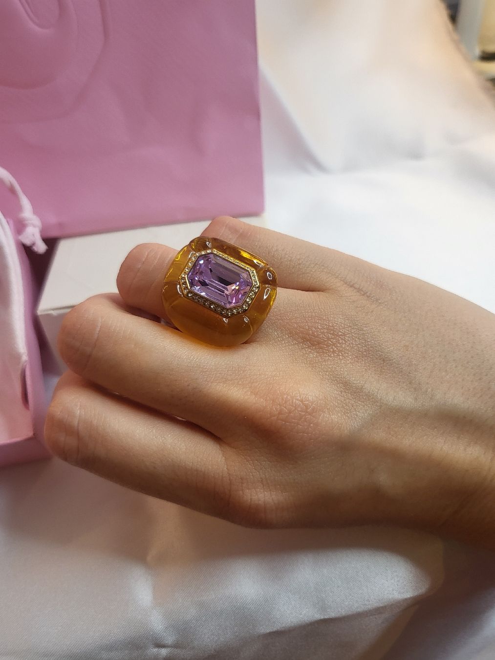 Swarovski Anelli: Swarovski Cocktail Ring Dulcis – Nuovo (secondo la descrizione) da Hellbühl venduto da d.d.d.125 4